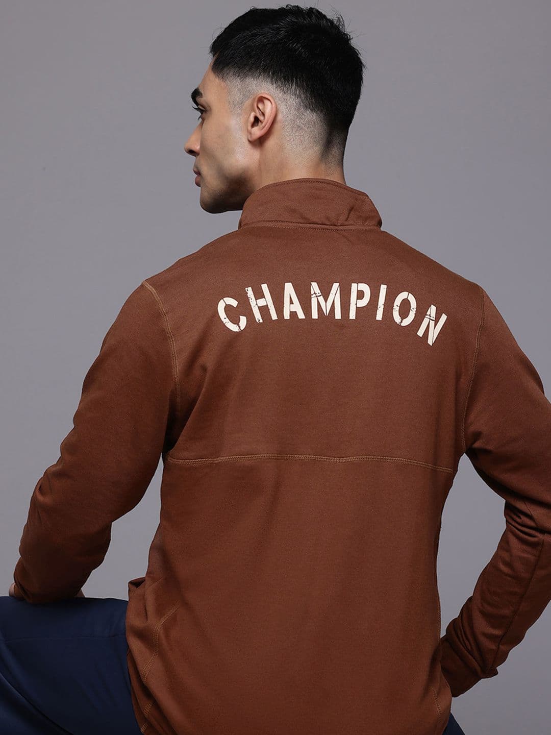 HRX by Hrithik Roshan Iron Tribe Printed Training Sweatshirt - view 1