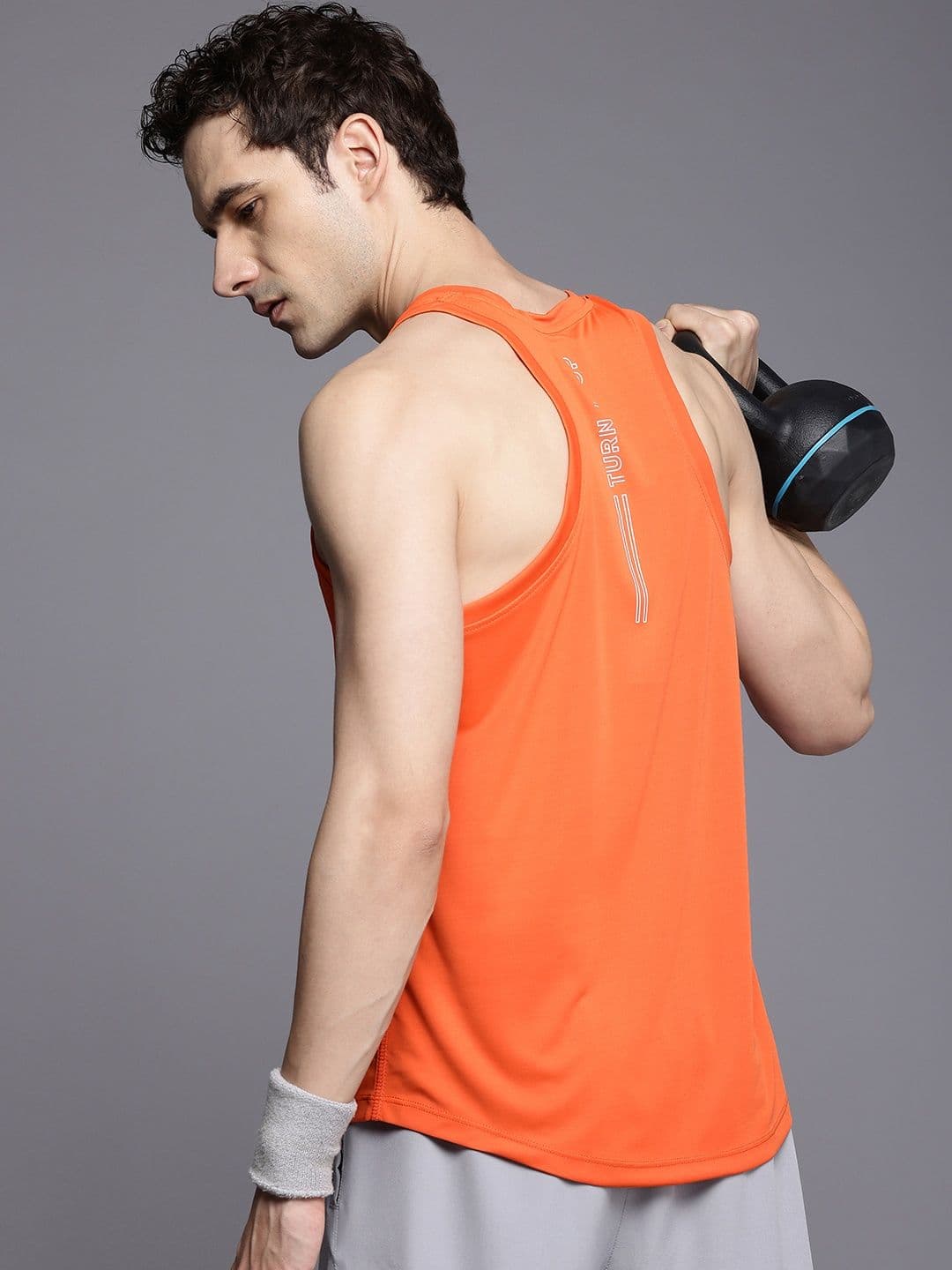 HRX by Hrithik Roshan Typography Printed Rapid-Dry Training T-Shirt - view 1