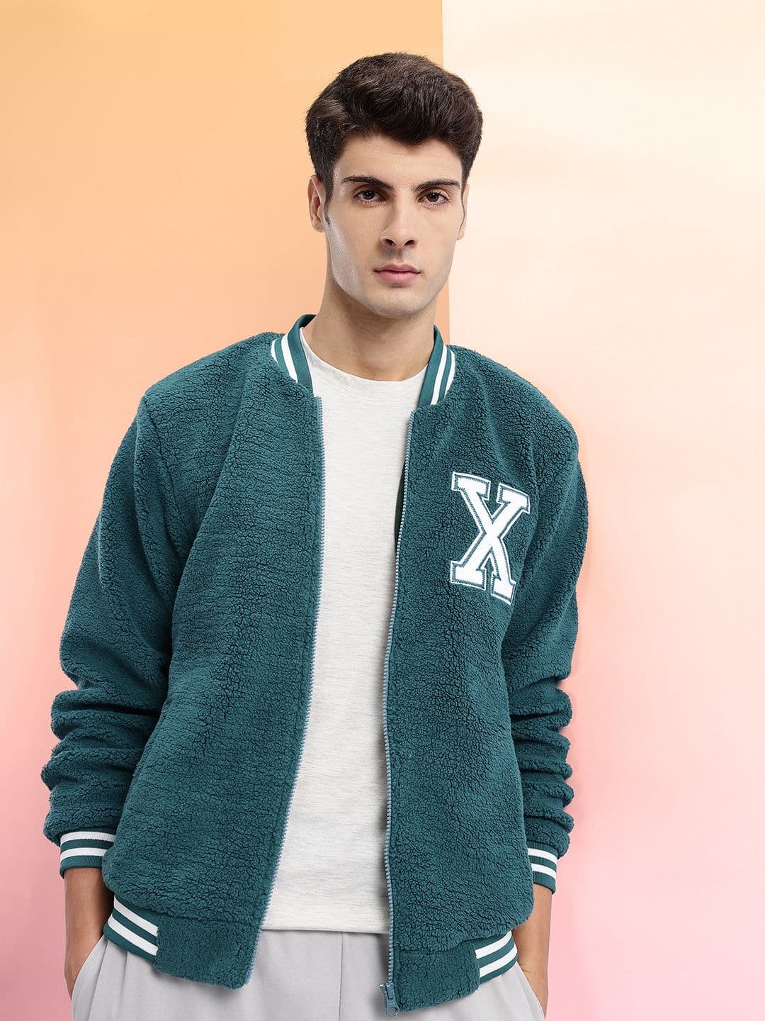HRX by Hrithik Roshan Applique Bomber Lifestyle Jacket - view 1