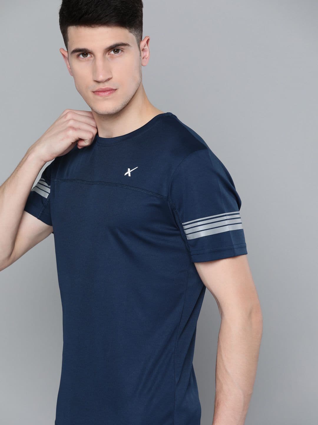 HRX by Hrithik Roshan Men Navy Advanced Rapid Dry T-shirt - view 1