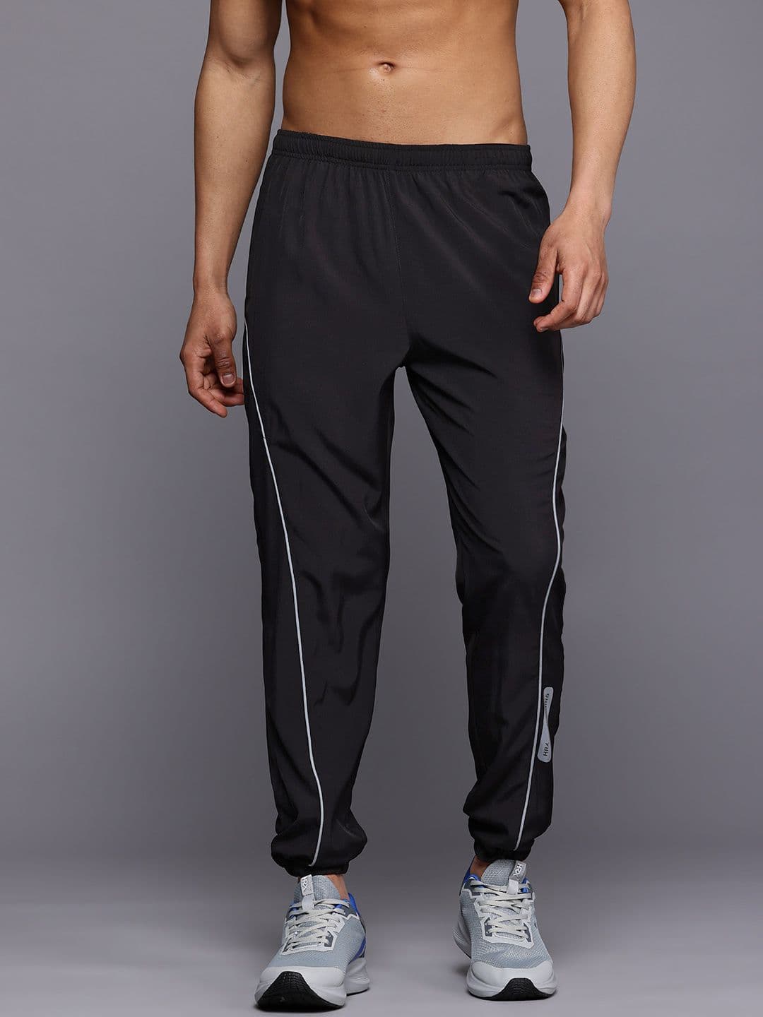 HRX by Hrithik Roshan Men Striped Running Joggers - view 1