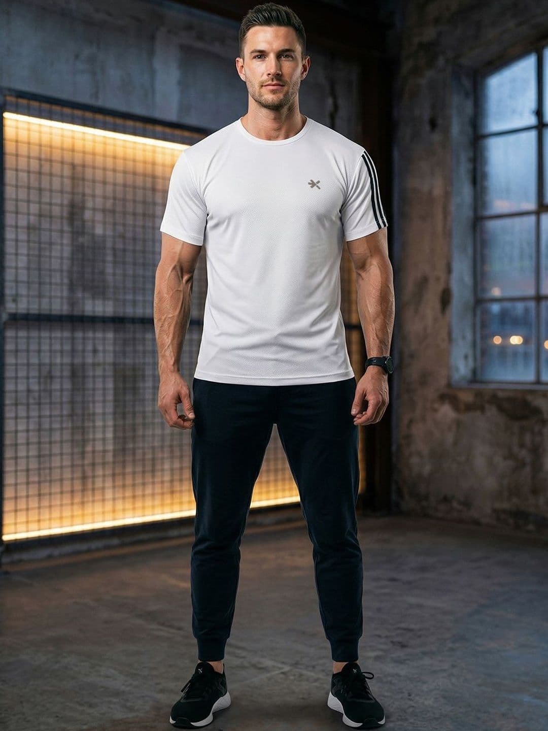 HRX by Hrithik Roshan Brand Logo Round Neck Regular Fit T-shirt - view 1