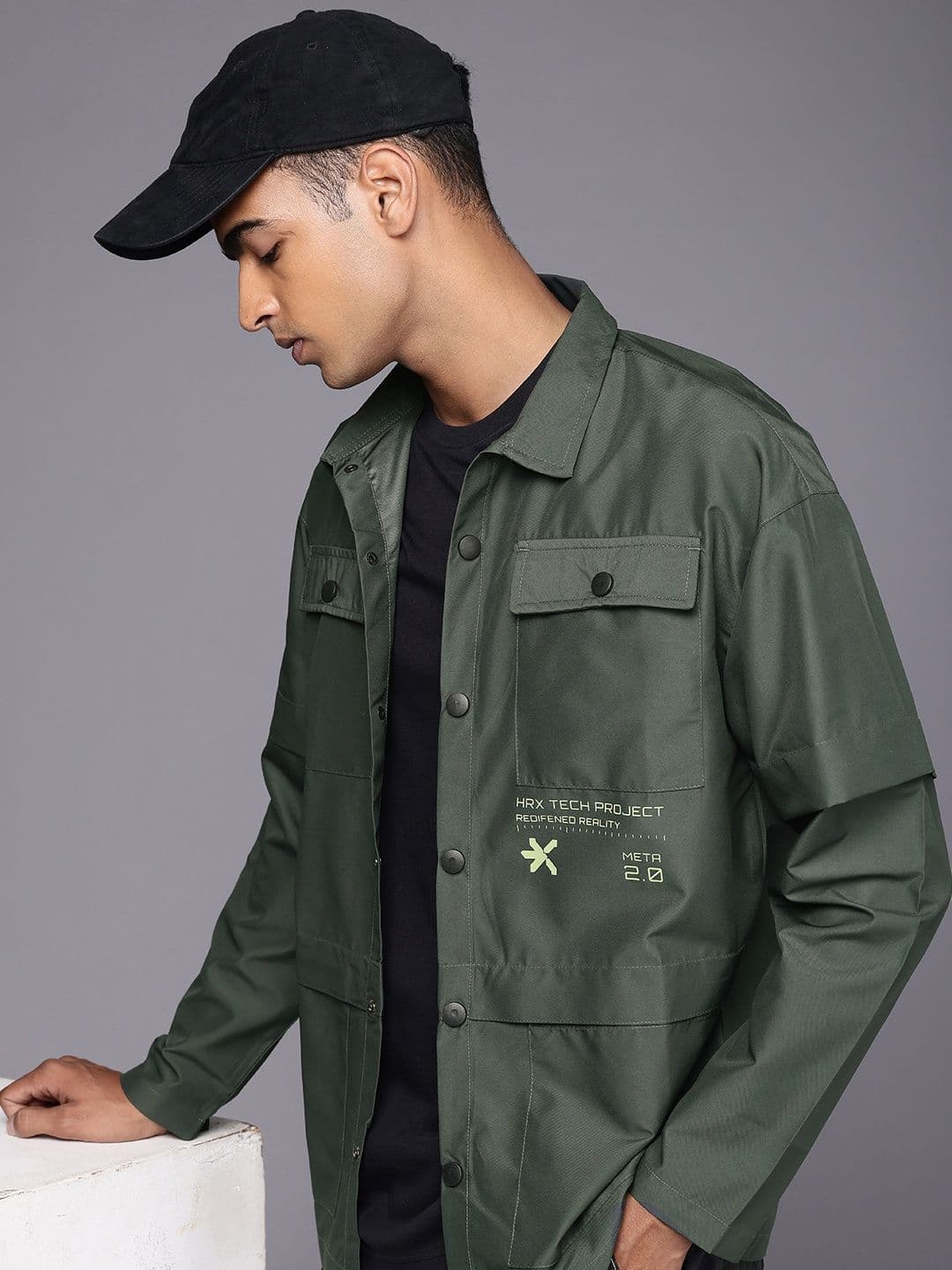 HRX by Hrithik Roshan Rapid-Dry NATURETHERAPY Outdoor Sporty Jacket - view 1