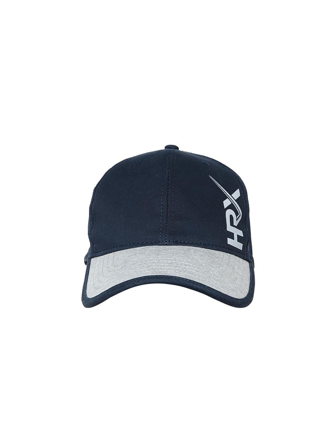 HRX by Hrithik Roshan Men Navy Blue & Grey Colourblocked Lifestyle Cap - view 1