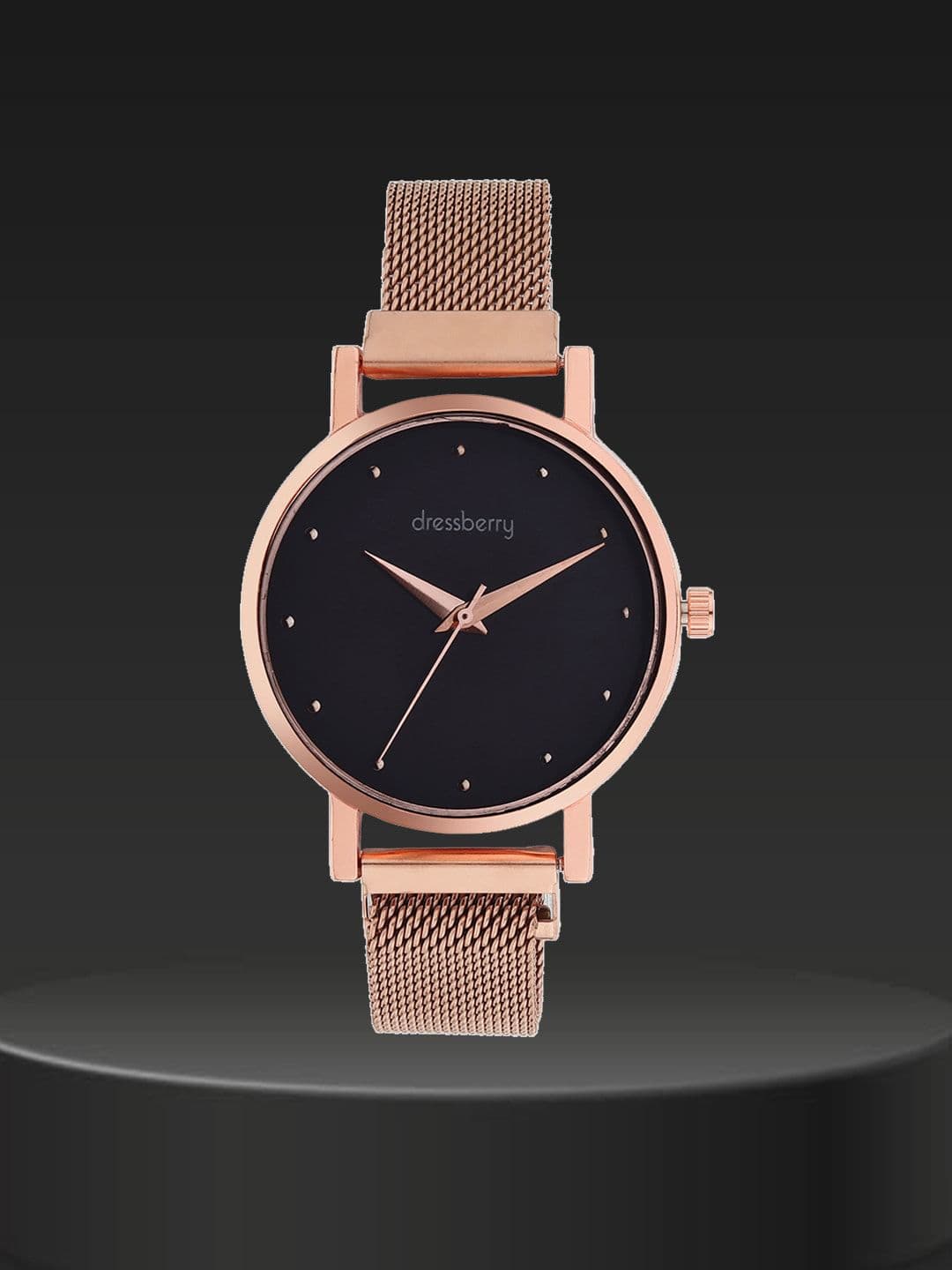 DressBerry Women Dial & Stainless Steel Bracelet Style Straps Analogue Watch HOBDB-126 - view 1