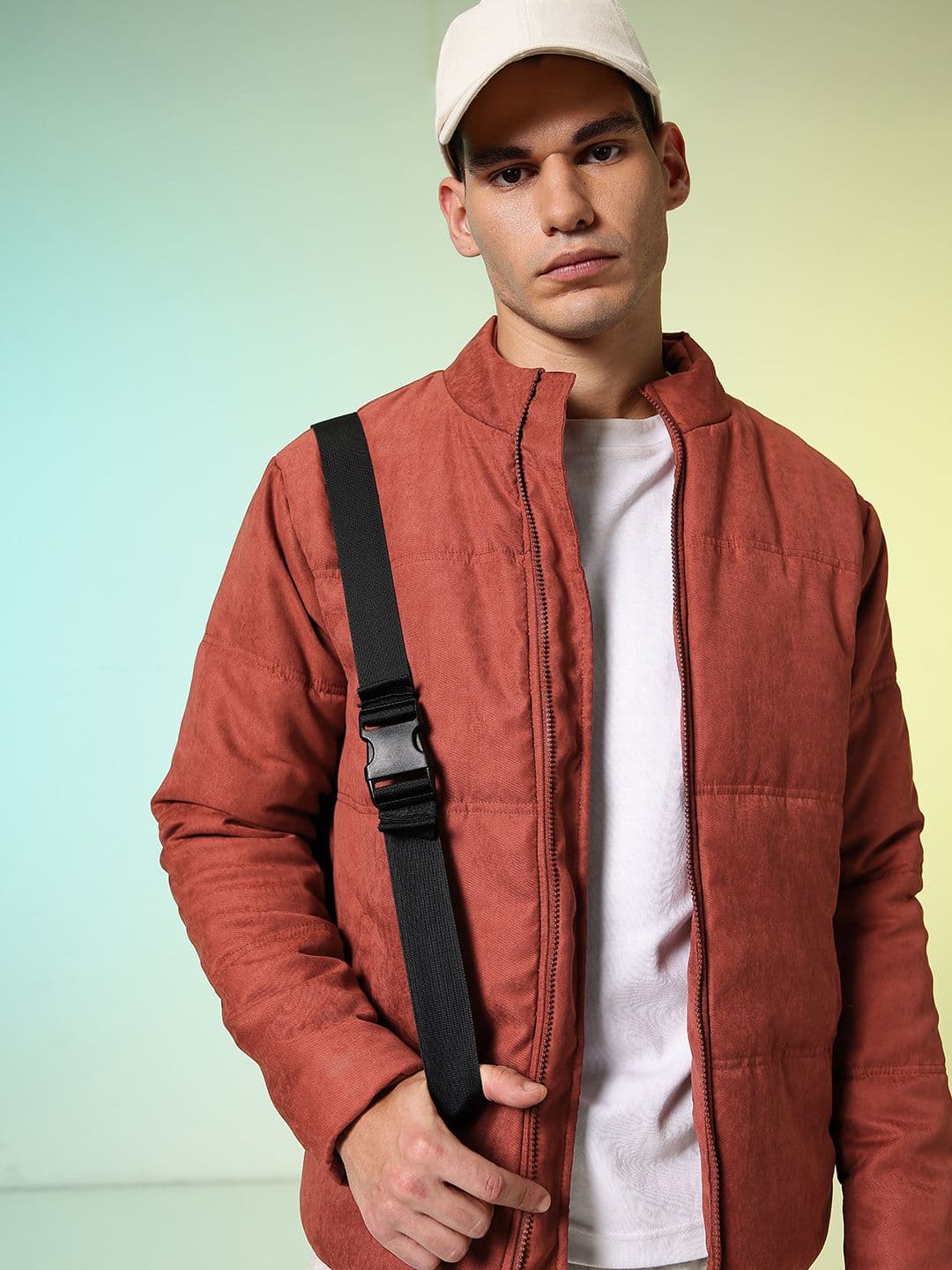 HRX by Hrithik Roshan Padded Mock Collar Jacket - view 1