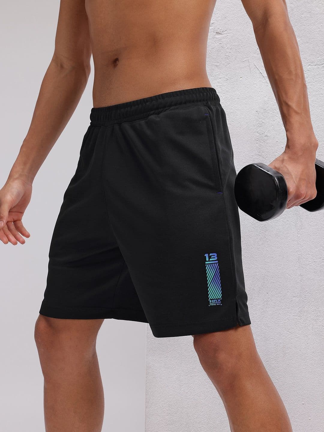 HRX by Hrithik Roshan Men Rapid Dry Printed Training Shorts - view 1