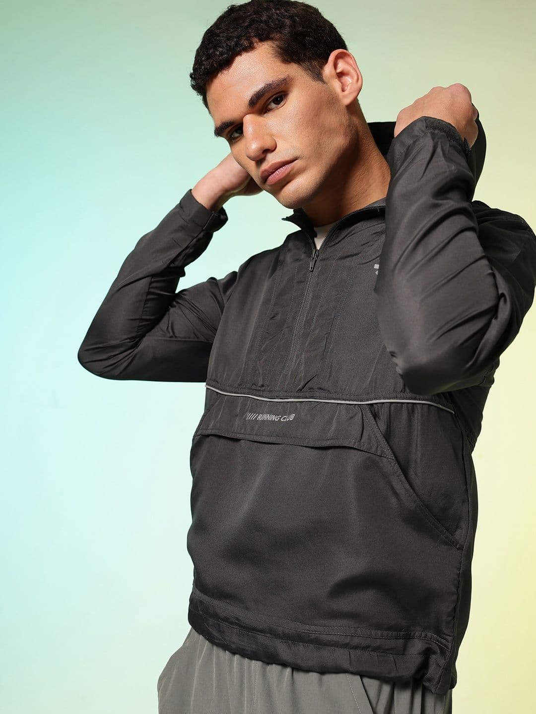 HRX by Hrithik Roshan Hooded Running Sporty Jacket - view 1