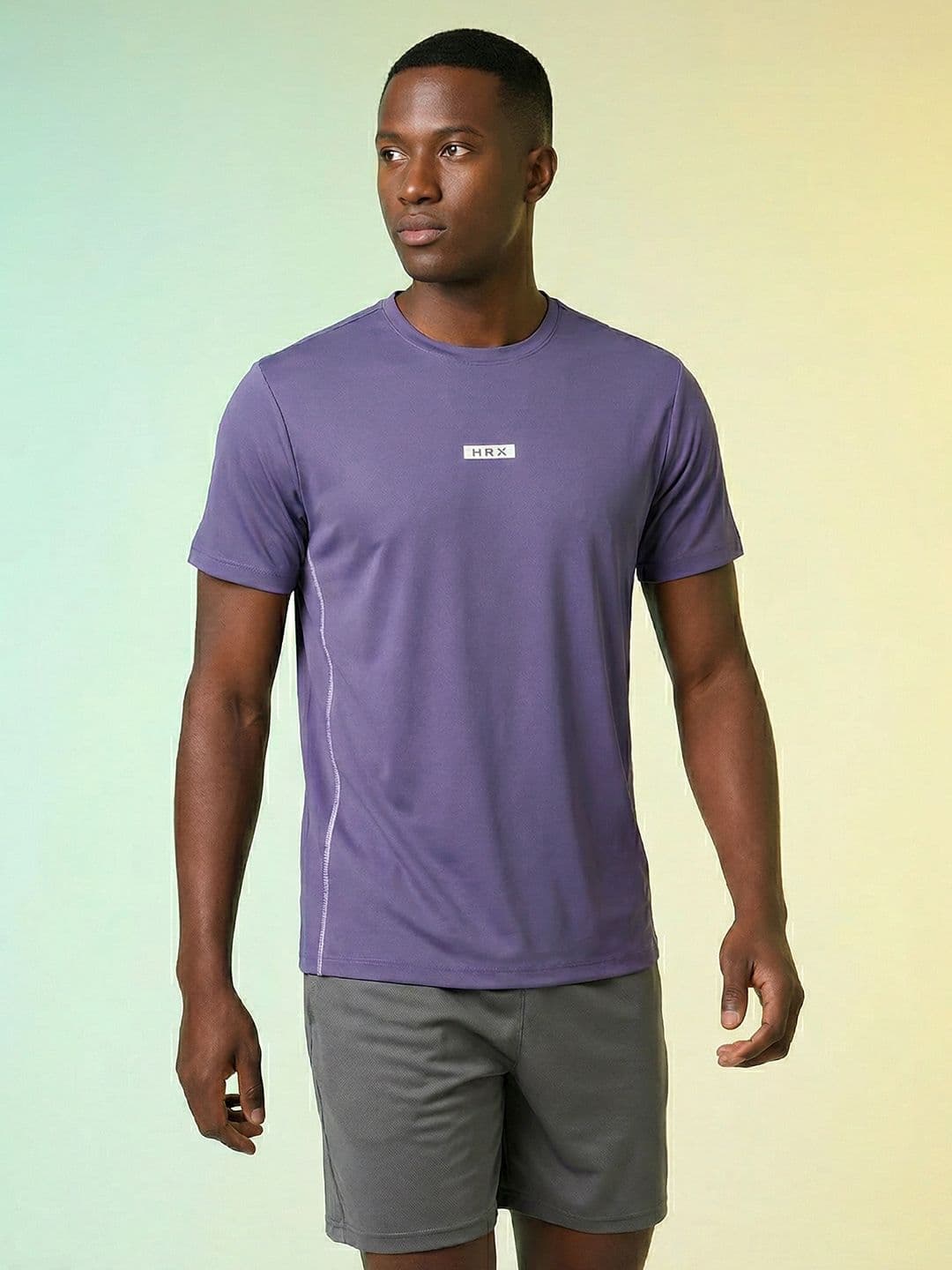 HRX by Hrithik Roshan Brand Logo Rapid-Dry Training T-shirt - view 1