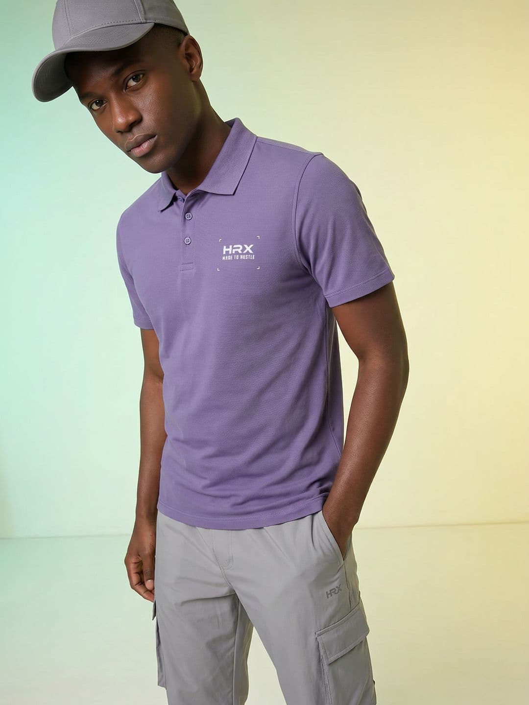 HRX by Hrithik Roshan Polo Collar T-shirt - view 1
