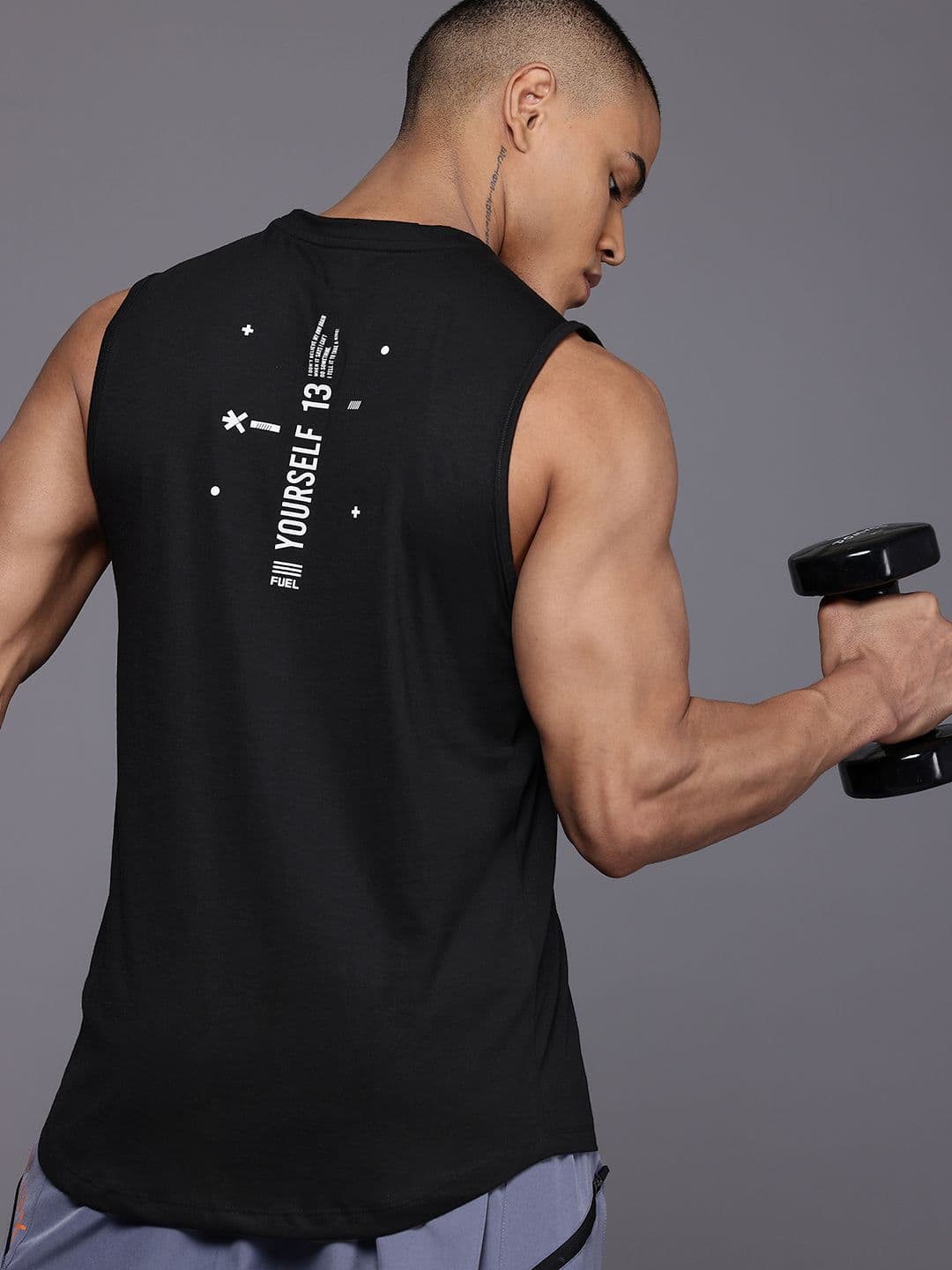 HRX by Hrithik Roshan Rapid-Dry Printed Training T-shirt - view 1