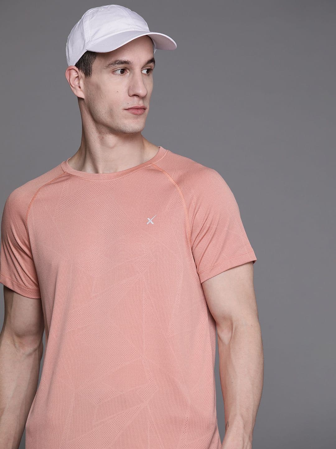 HRX by Hrithik Roshan Men Raglan Sleeves Rapid-Dry Sports T-shirt - view 1