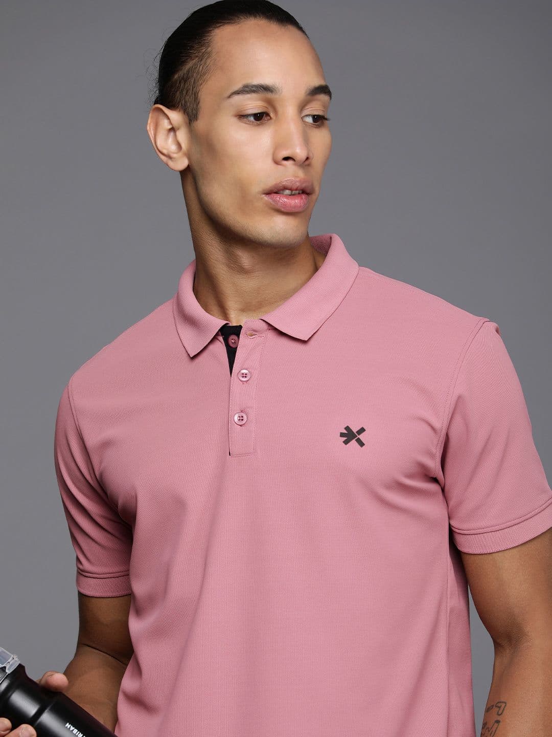 HRX by Hrithik Roshan Men Polo Collar T-shirt - view 1
