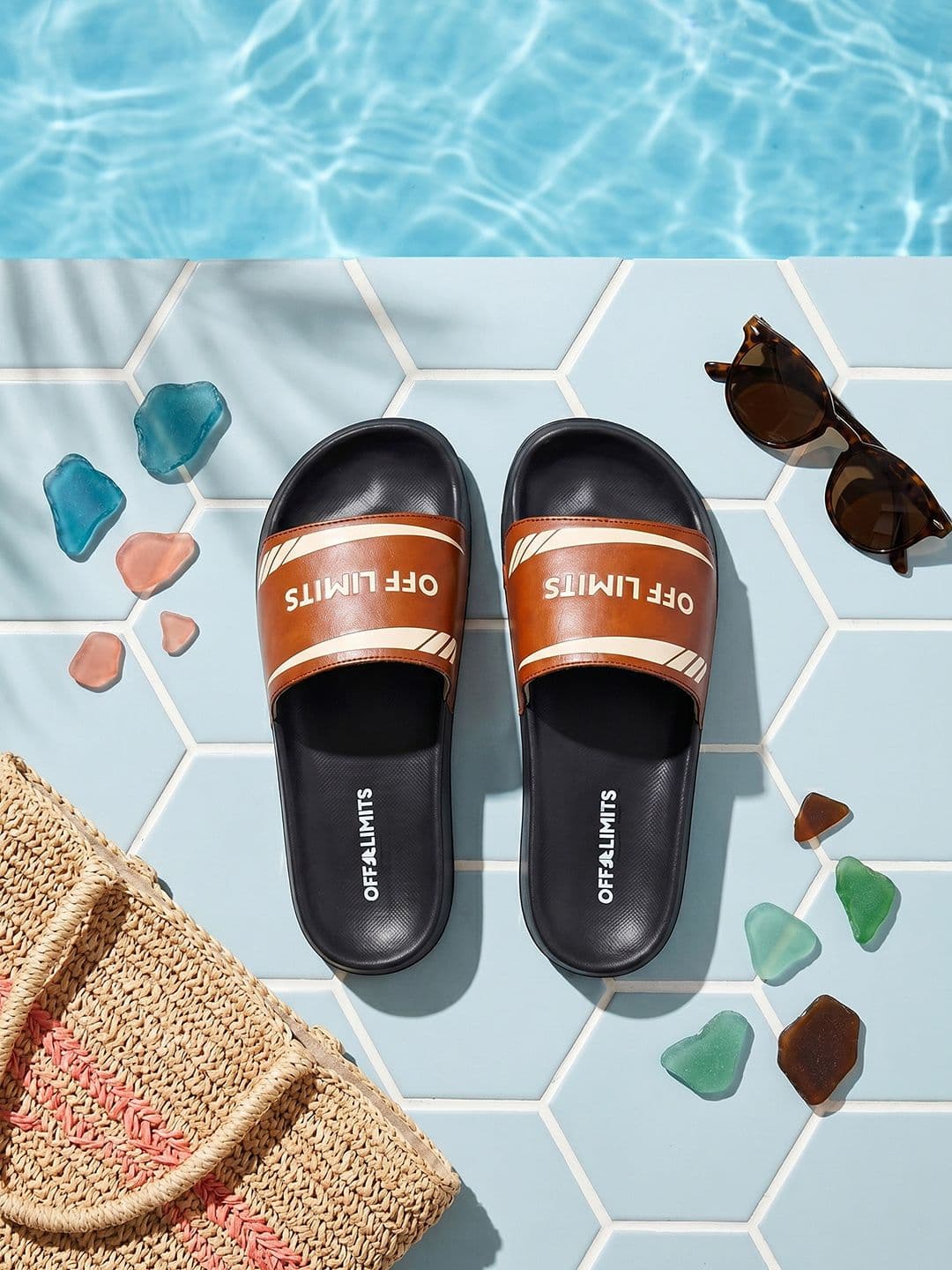 OFF LIMITS Men Printed Sliders - view 1