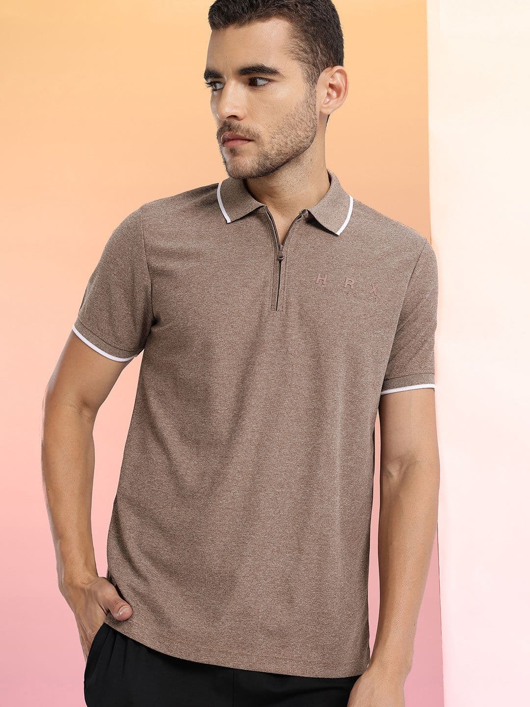 HRX by Hrithik Roshan Men Polo Collar T-shirt - view 1