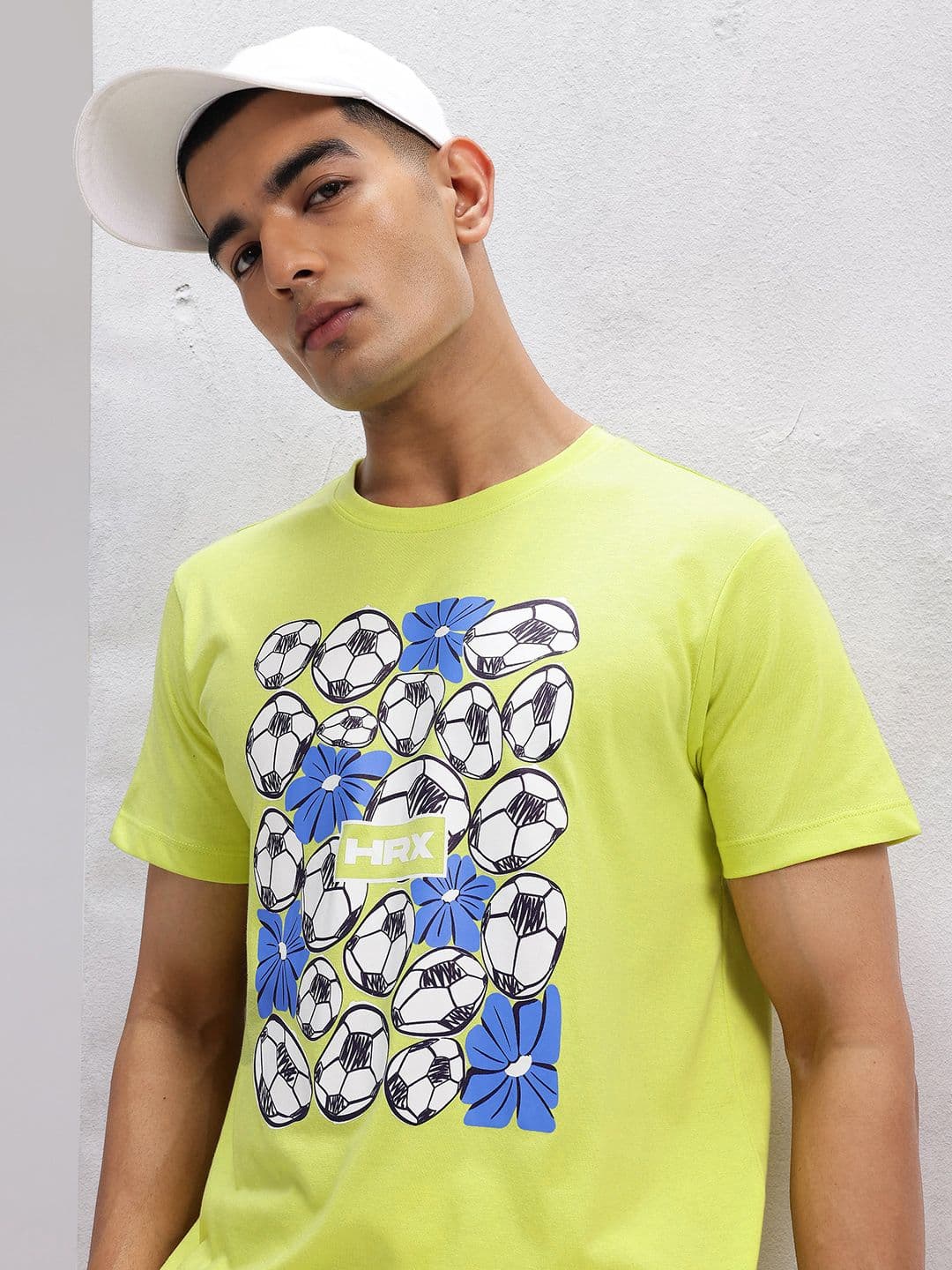 HRX by Hrithik Roshan Lifestyle Floral Printed T-shirt - view 1