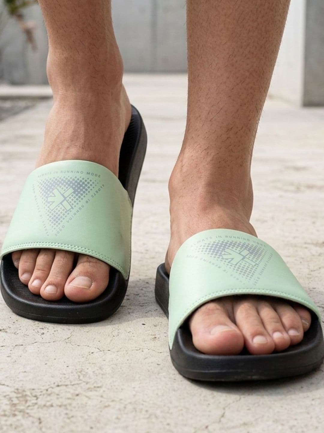 HRX by Hrithik Roshan Unisex Printed Sliders - view 1