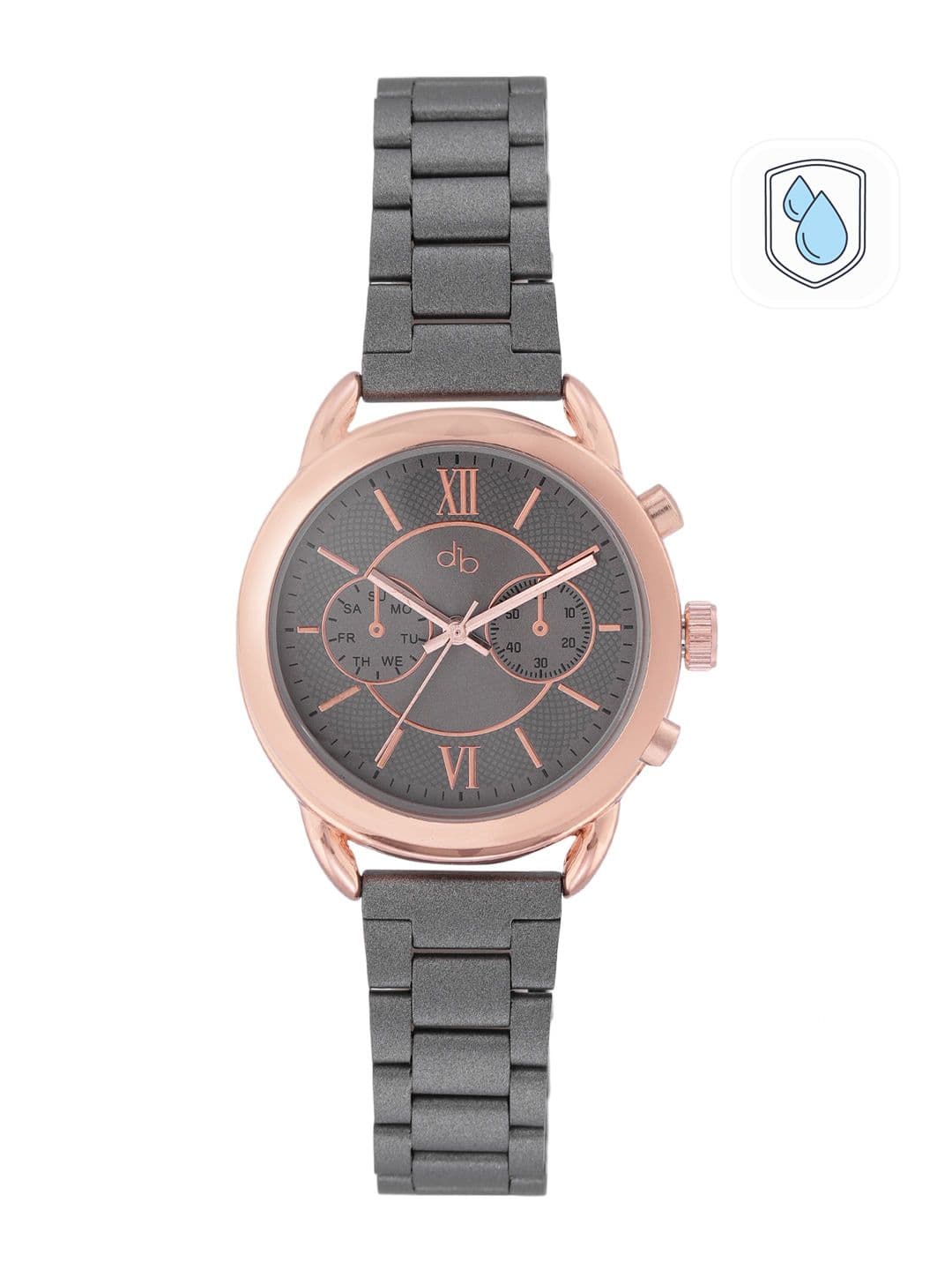DressBerry Women Grey Solid Bracelet Style Straps Analogue Watch MFB-PN-PF-DK2494 - view 1