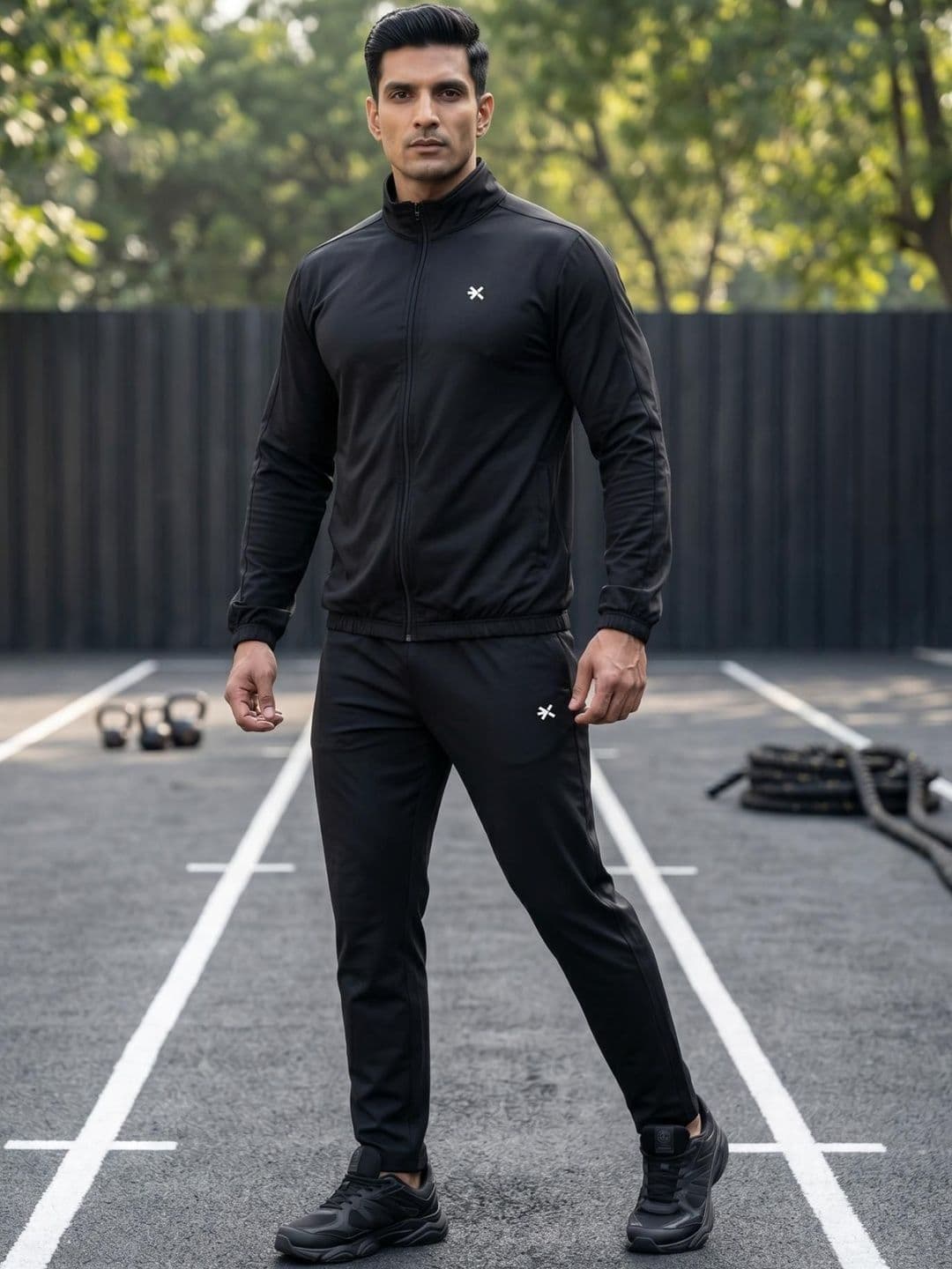 HRX by Hrithik Roshan Mock Collar Tracksuits - view 1