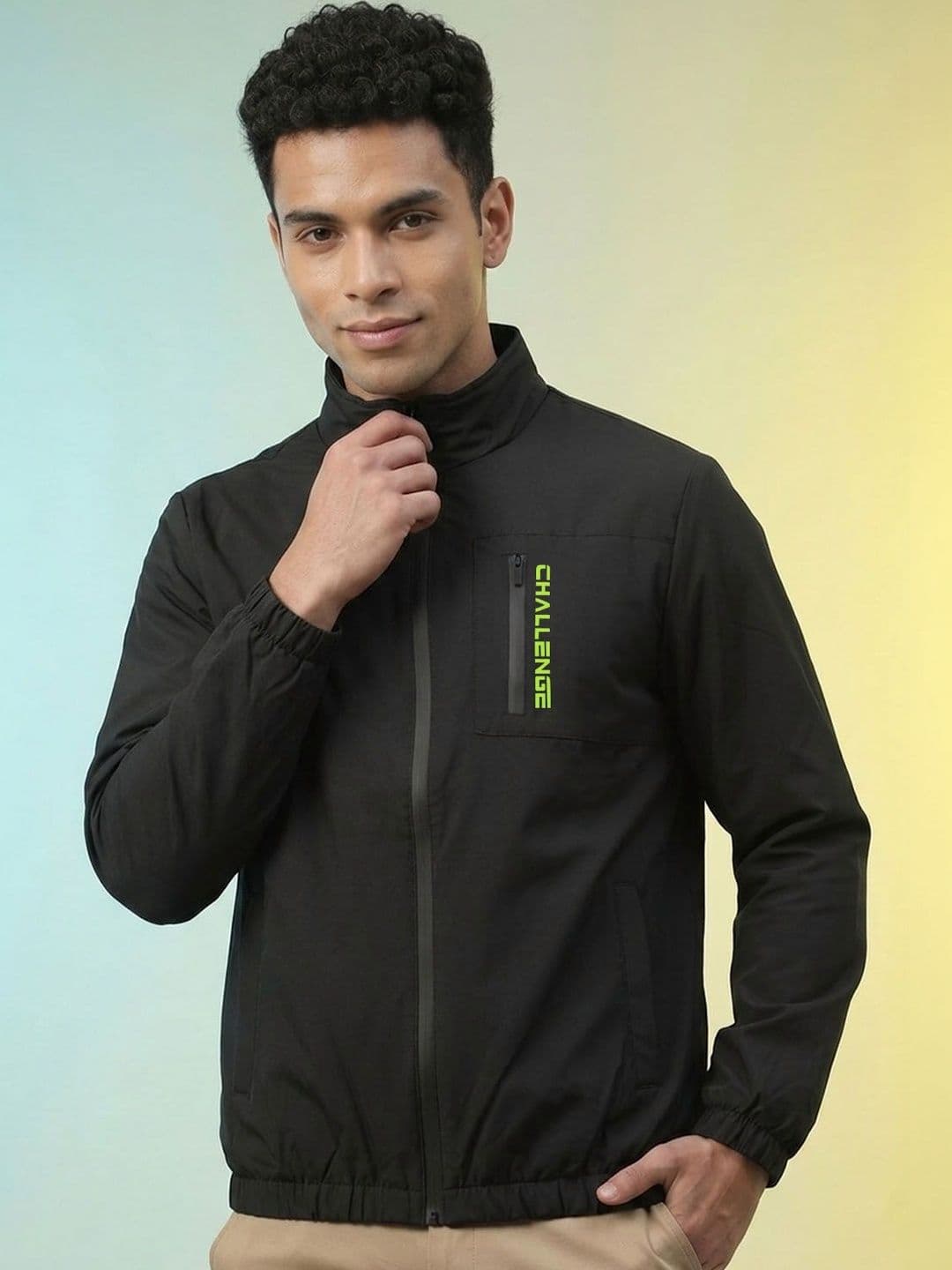 HRX by Hrithik Roshan Men Typography Lightweight Training or Gym Sporty Jacket - view 1