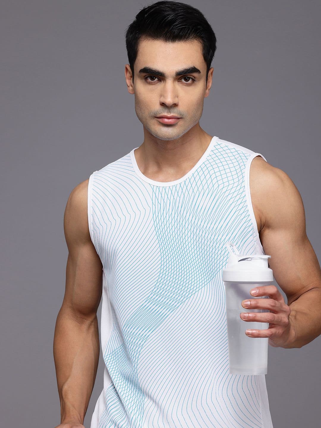 HRX by Hrithik Roshan Printed Rapid-Dry Running T-shirt - view 1