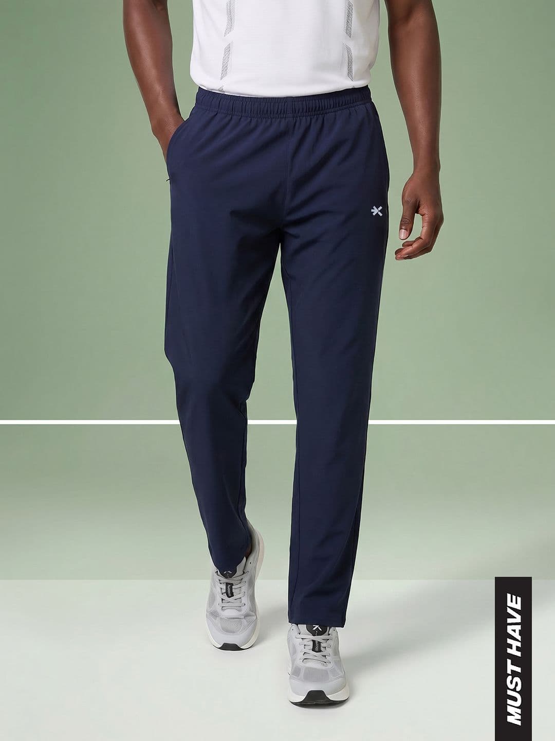 HRX by Hrithik Roshan Men Rapid Dry Running Track Pants - view 1