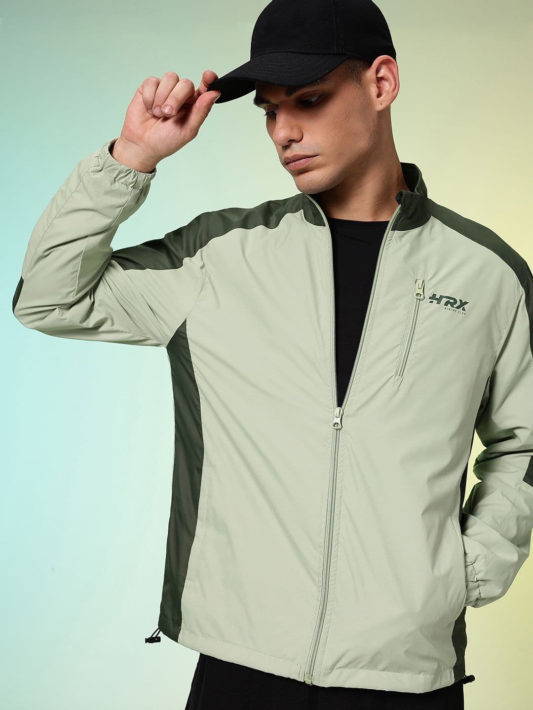 HRX by Hrithik Roshan Colourblocked Rapid-Dry Outdoor Sporty Jacket - view 1