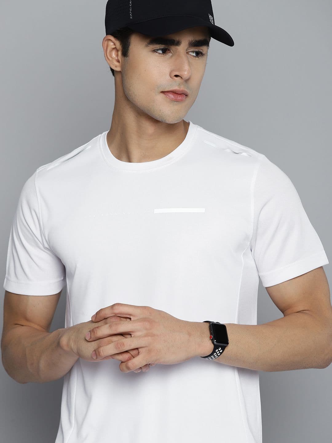 HRX by Hrithik Roshan Men White T-shirt - view 1