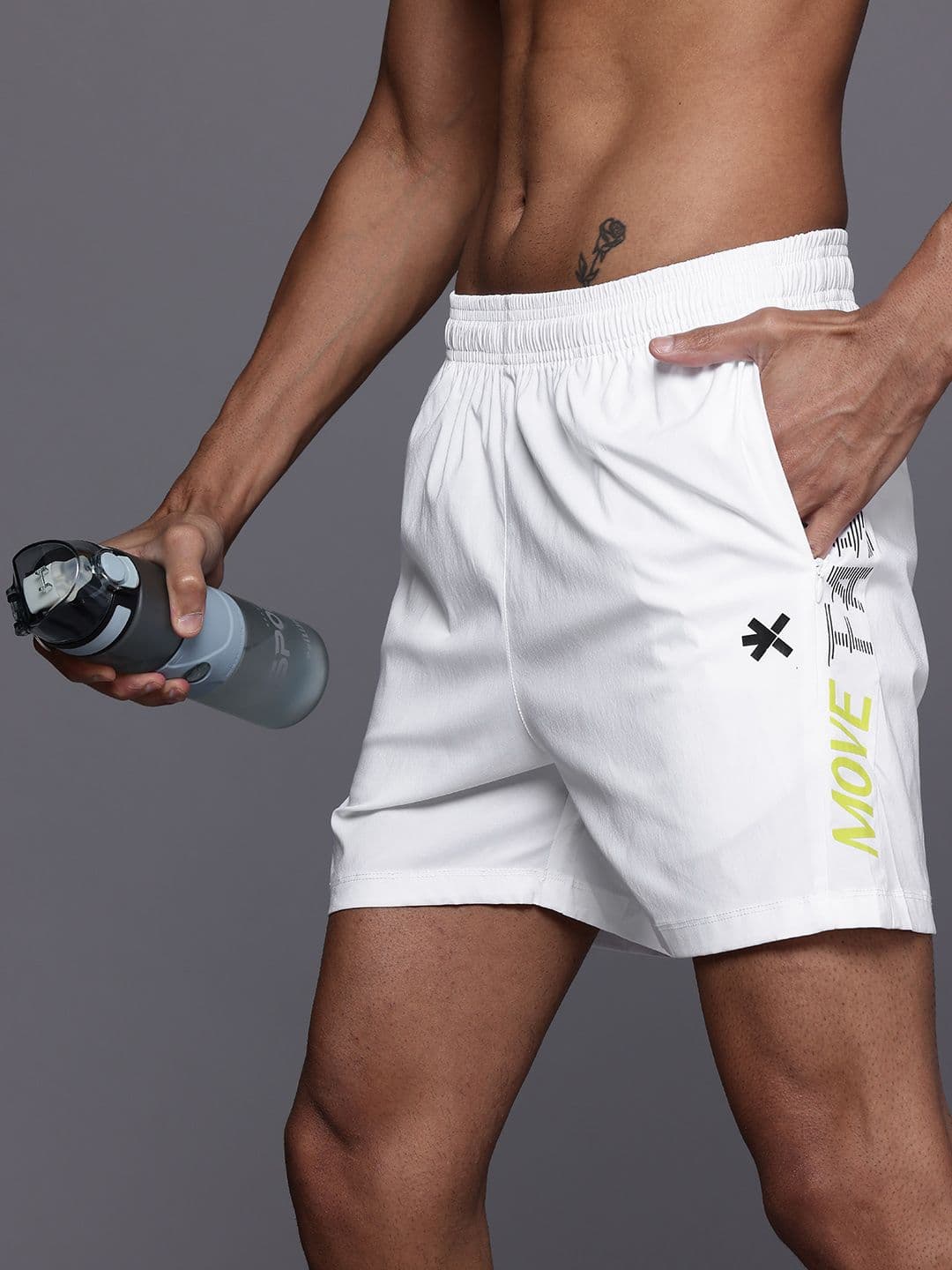 HRX by Hrithik Roshan Men Printed Running Shorts - view 1
