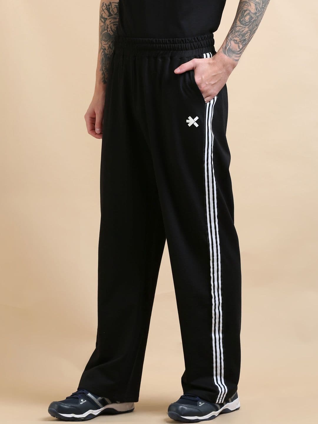 HRX by Hrithik Roshan Men Relaxed Fit Graphic Print Training Track Pants - view 1