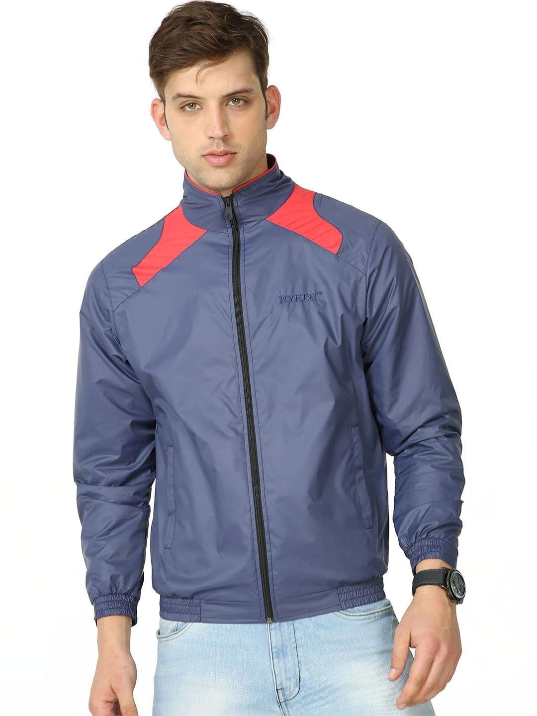 RYKER Men Colourblocked Windcheater Woven Jacket - view 1