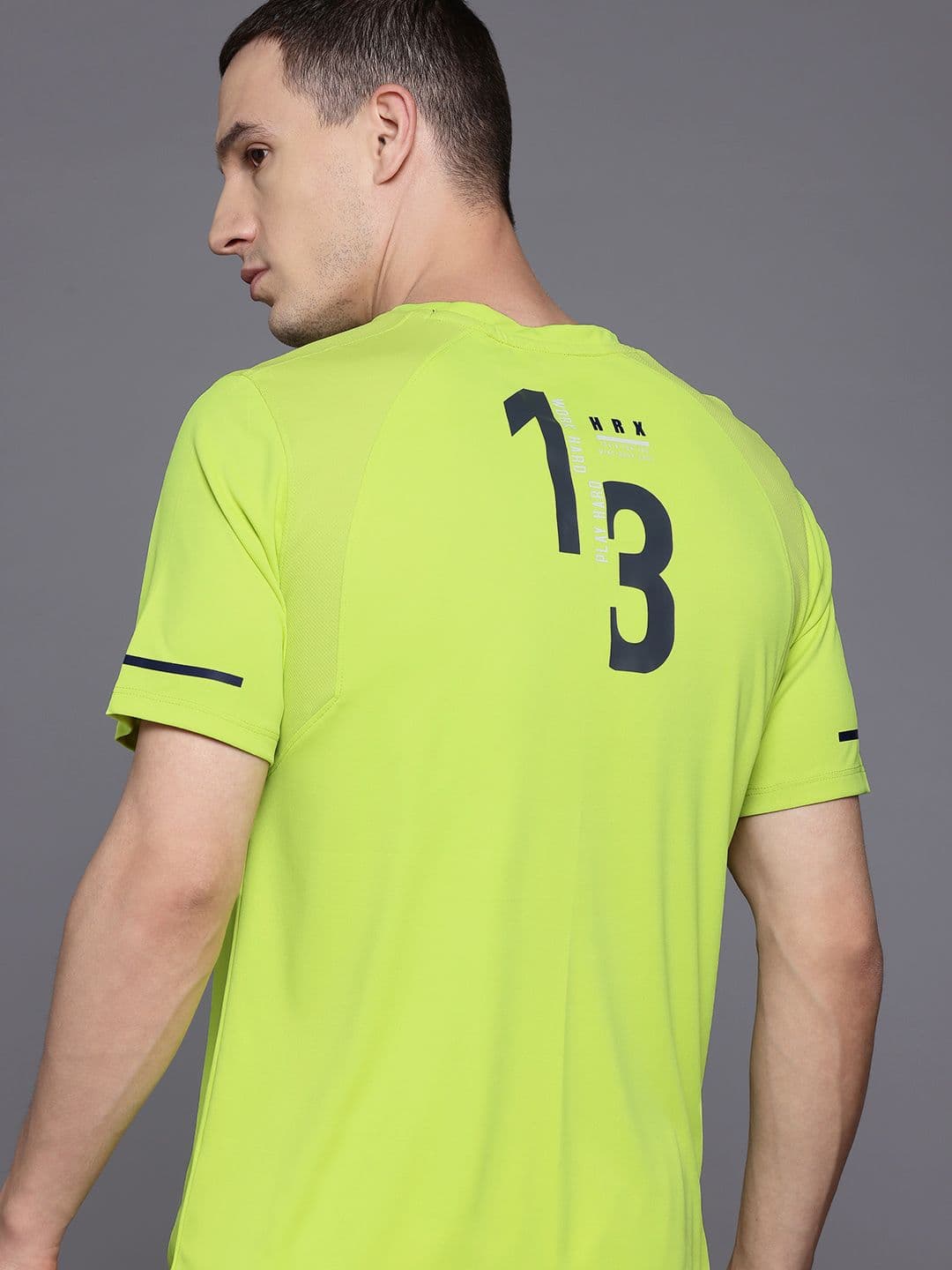 HRX by Hrithik Roshan Varsity Printed Training T-shirt - view 1