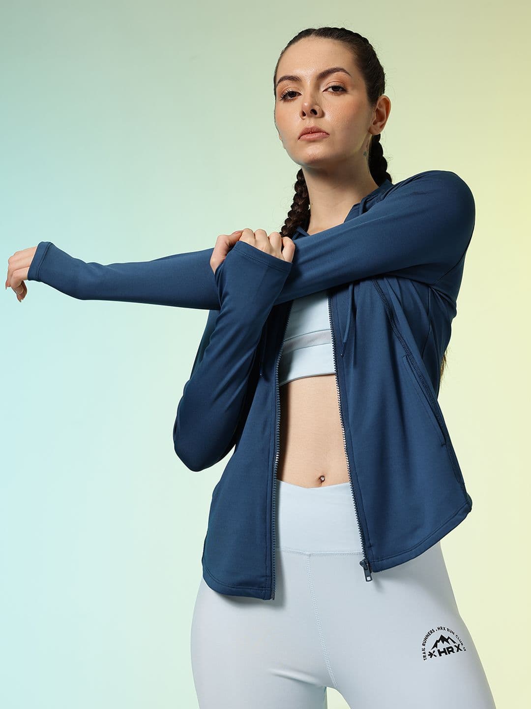 HRX by Hrithik Roshan Rapid Dry Paneling Detail Sporty Jacket - view 1