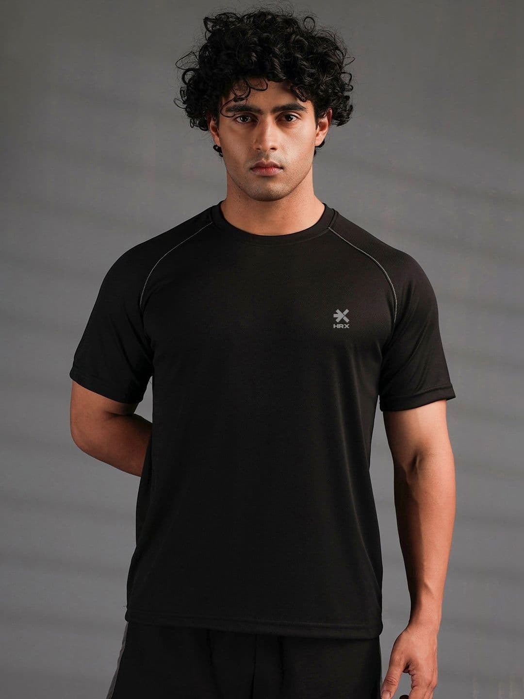 HRX by Hrithik Roshan Men Brand Logo T-shirt - view 1