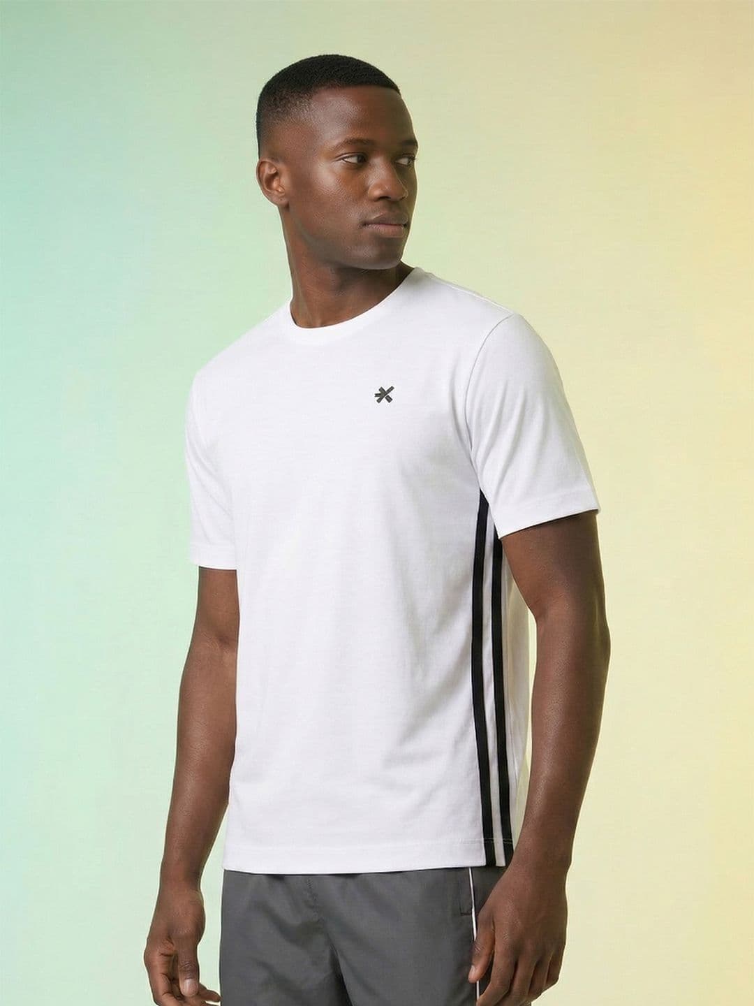 HRX by Hrithik Roshan Round Neck Pure Cotton Casual T-shirt - view 1