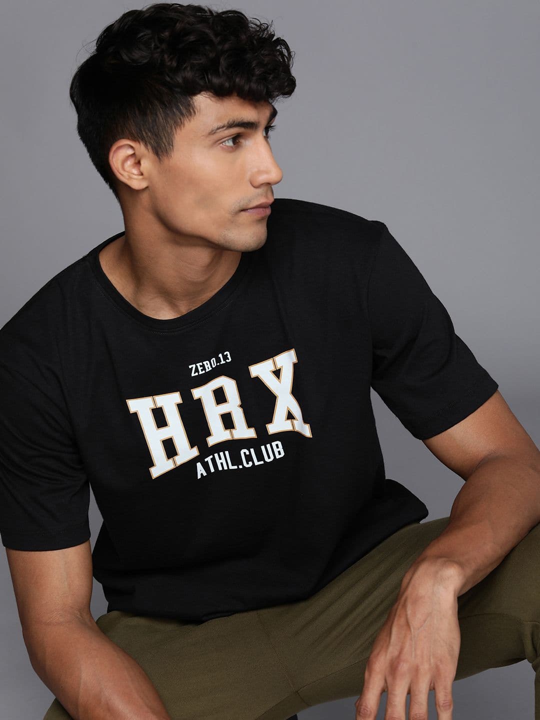 HRX by Hrithik Roshan Men Brand Logo Printed T-shirt - view 1