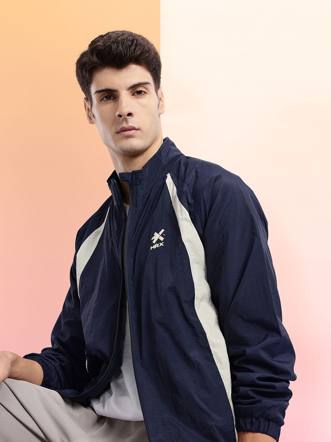 HRX by Hrithik Roshan Colourblocked Bomber Lifestyle Jacket - view 1