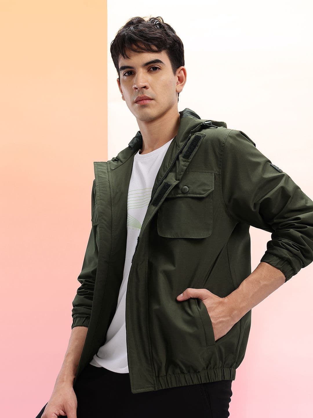 HRX by Hrithik Roshan Hooded Lifestyle Jacket - view 1