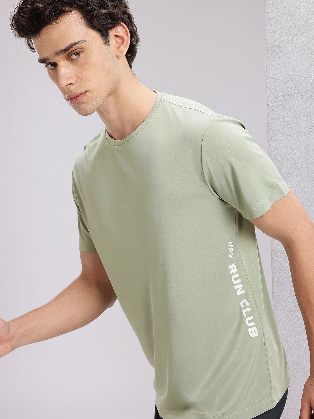 HRX by Hrithik Roshan Placement Print Rapid-Dry Running T-shirt - view 1