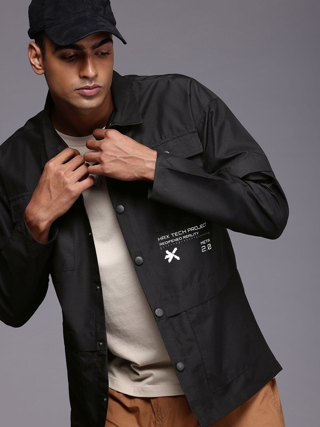 HRX by Hrithik Roshan Rapid-Dry NATURETHERAPY Outdoor Sporty Jacket - view 1