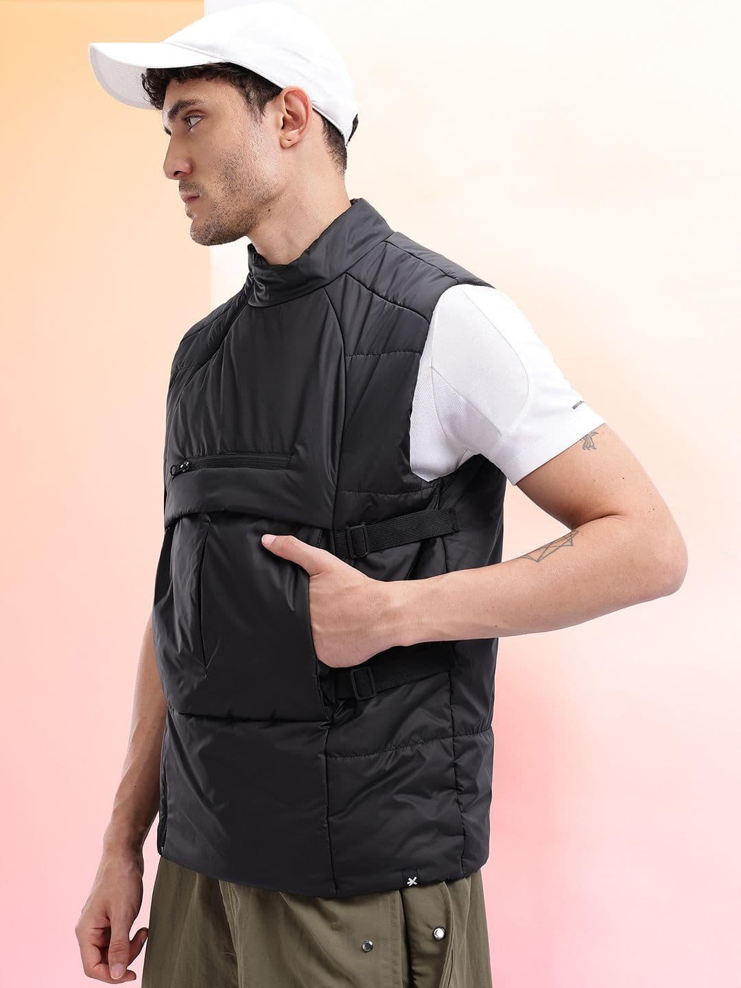 HRX by Hrithik Roshan Men Utility Outdoor Gilet Jacket - view 1