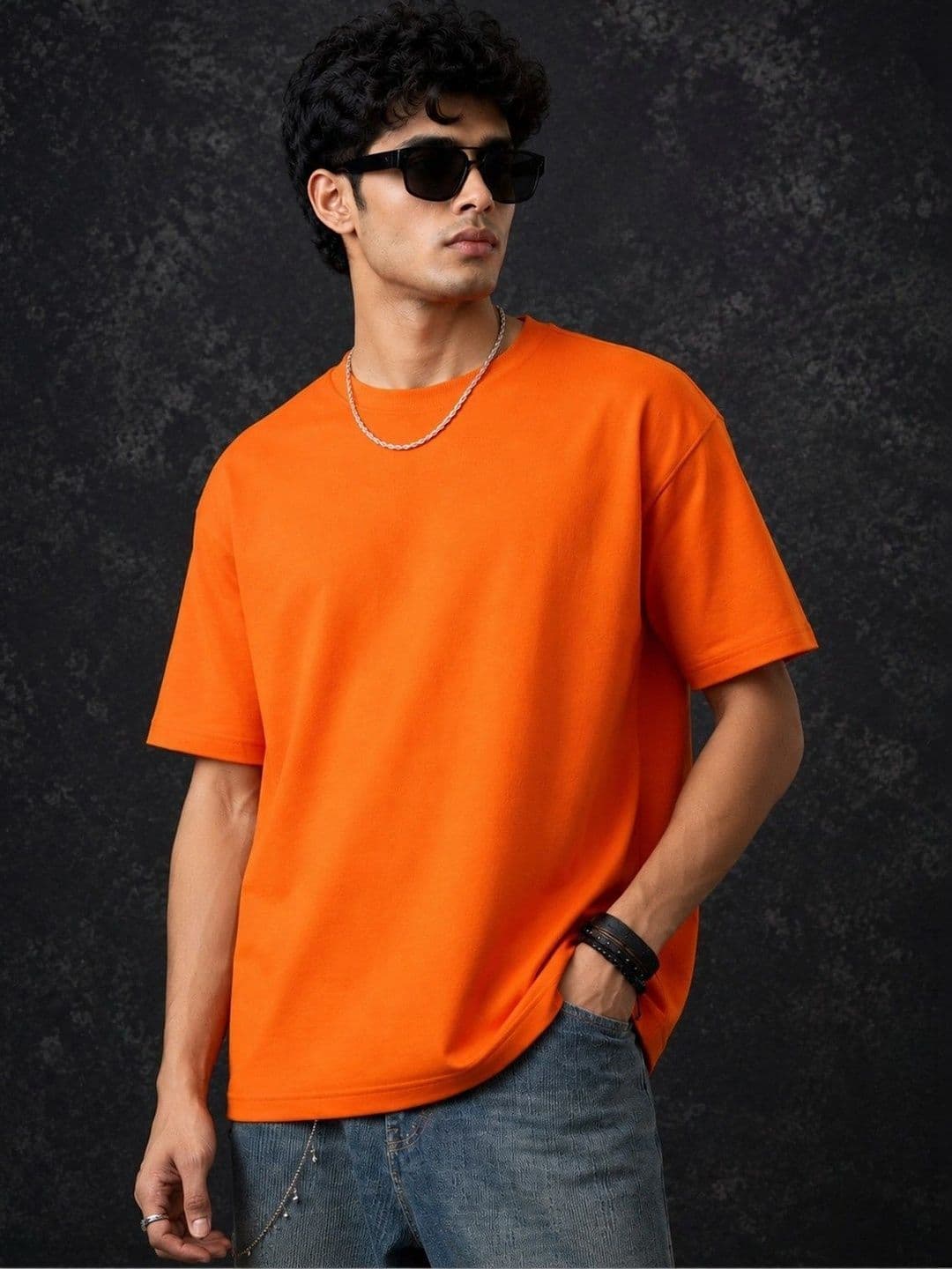 Bochike Men Drop-Shoulder Sleeves T-shirt - view 1