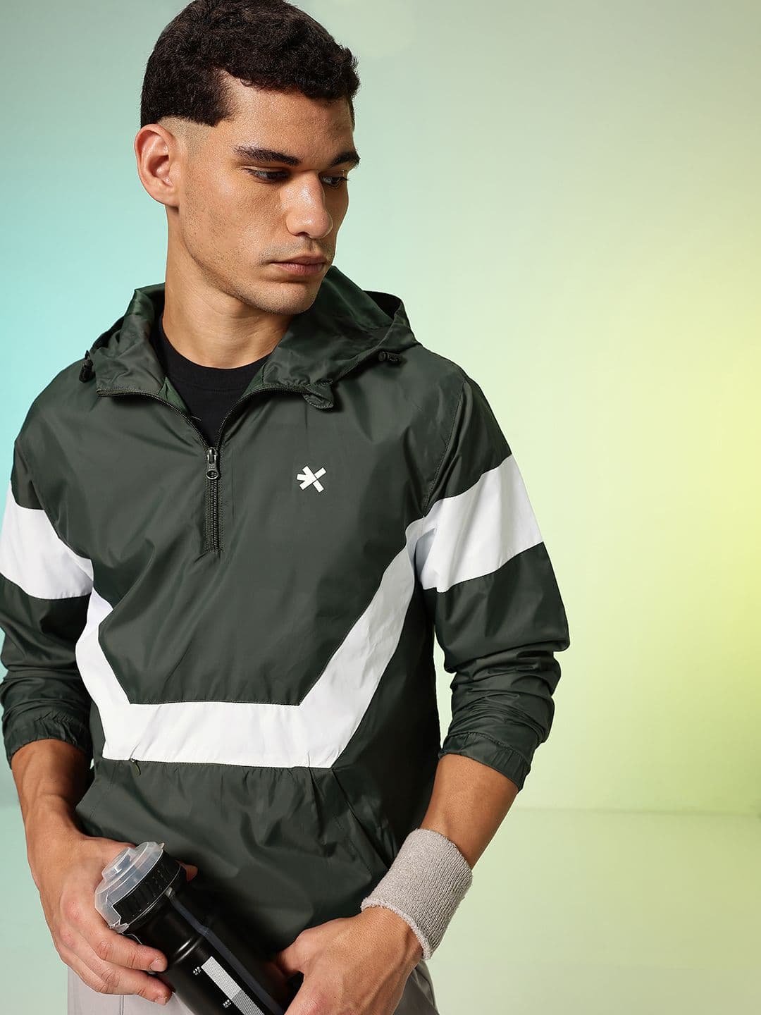 HRX by Hrithik Roshan Colourblocked Running Sporty Jacket - view 1