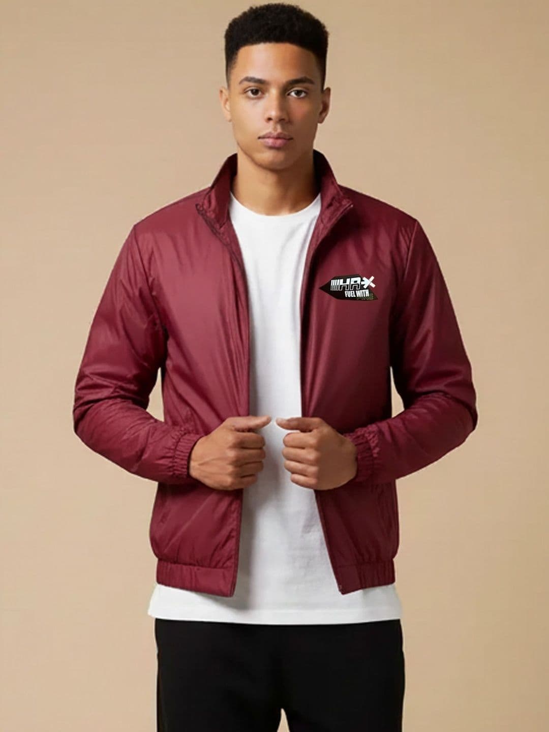 HRX by Hrithik Roshan Men Brand Logo Lightweight Training or Gym Sporty Jacket - view 1