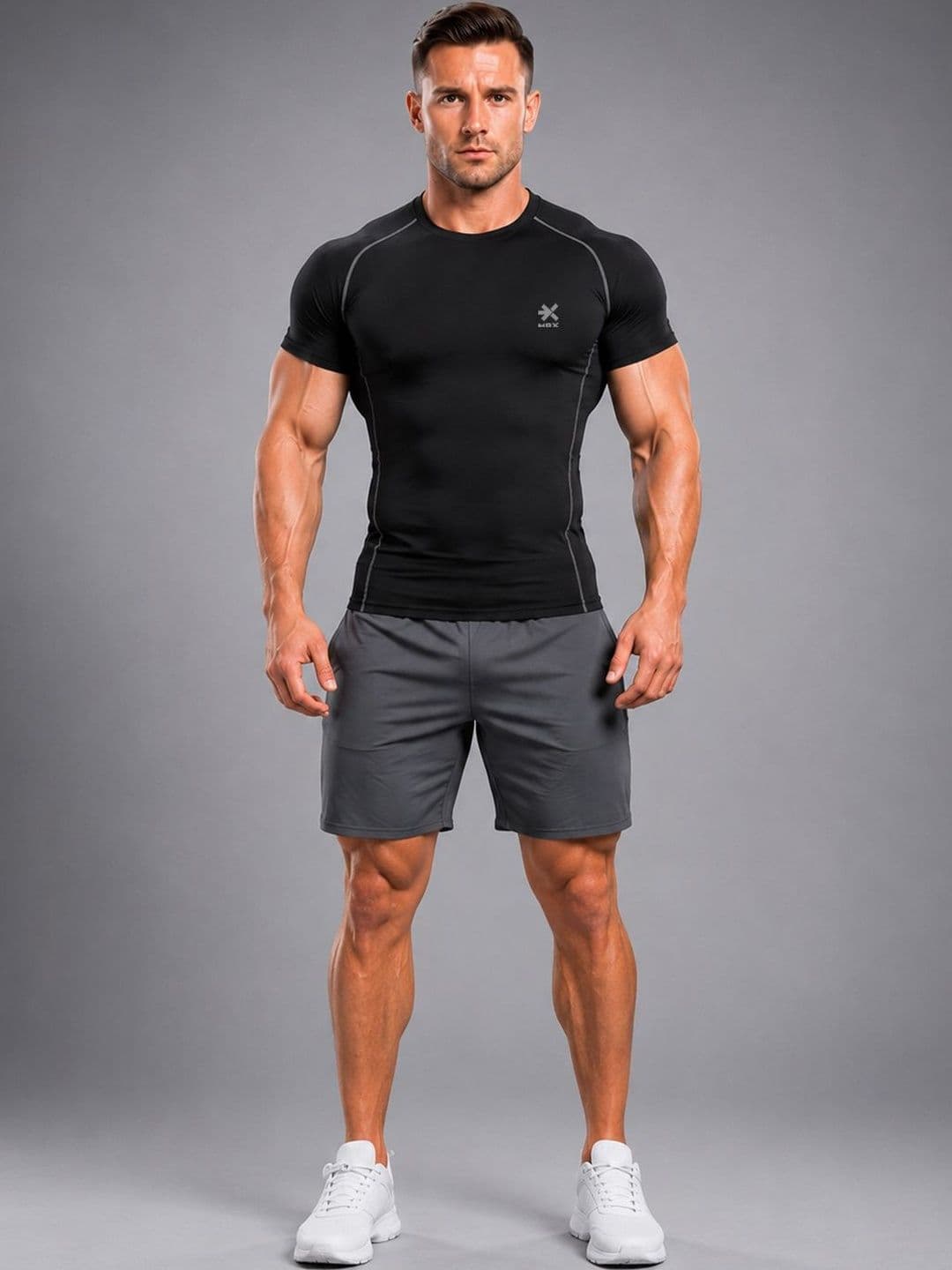 HRX by Hrithik Roshan Men Brand Logo T-shirt - view 1