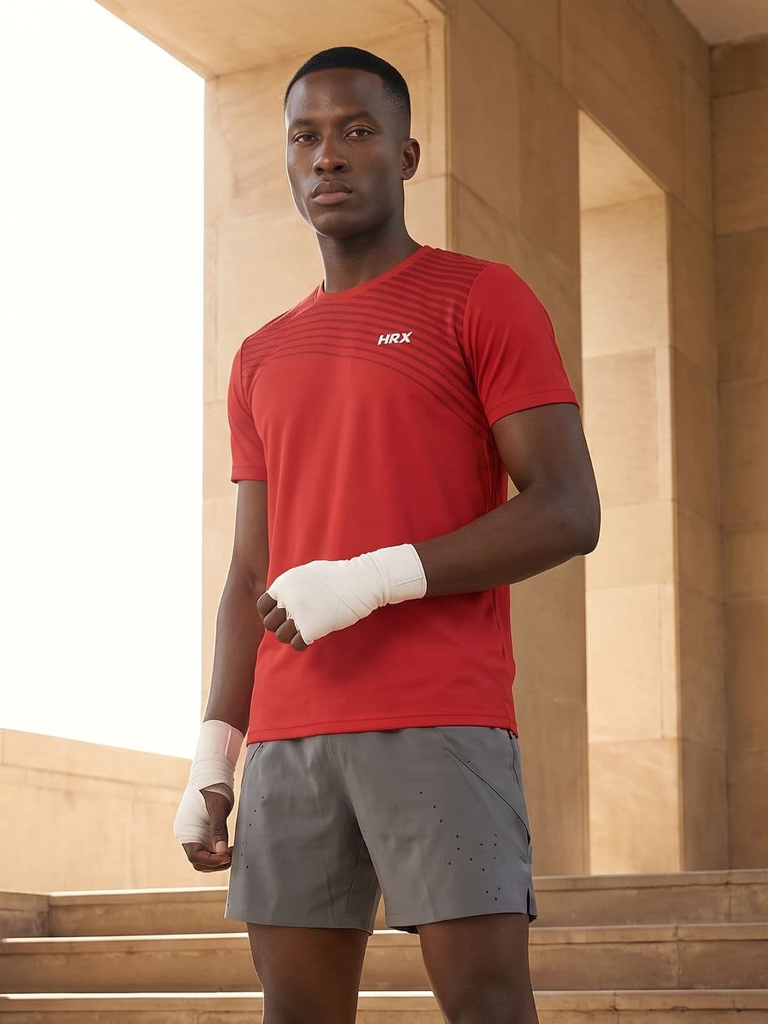 HRX by Hrithik Roshan Rapid-Dry Training T-shirt - view 1