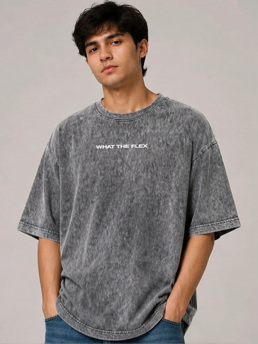 TOGS & TERRE Men Typography Dyed T-shirt - view 1