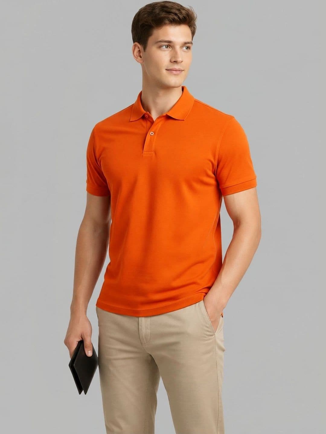 TEEFOX Men Polo Collar T-shirt - view 1