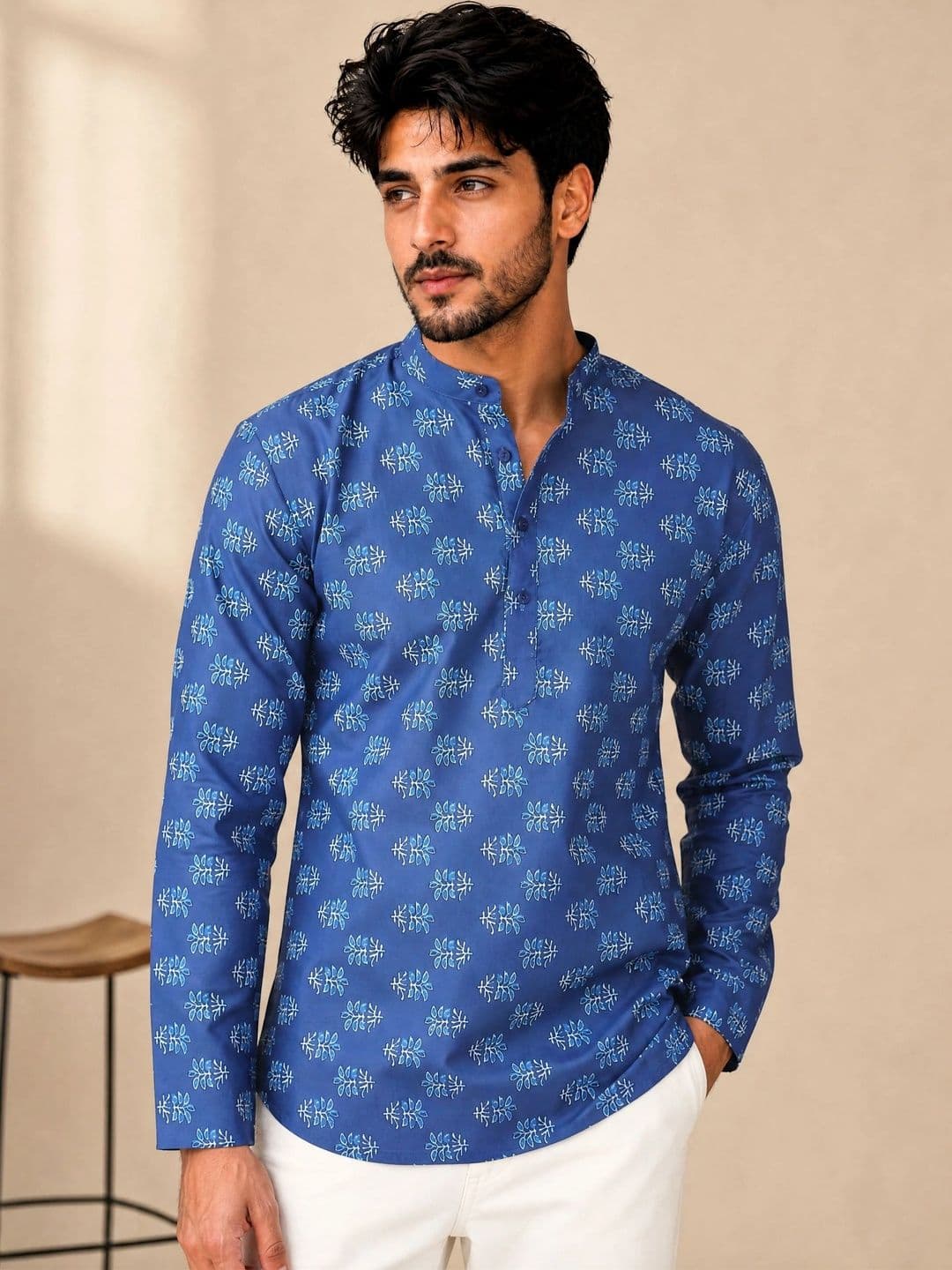 SZN Men Ethnic Motifs Printed Kurta - view 1