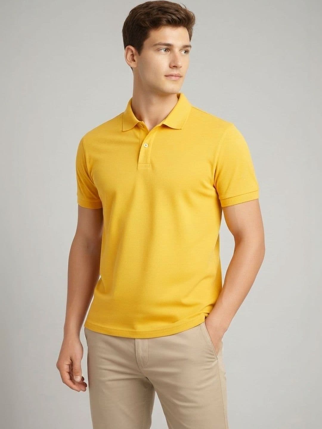 SLOWLORIS Men Polo Collar T-shirt - view 1